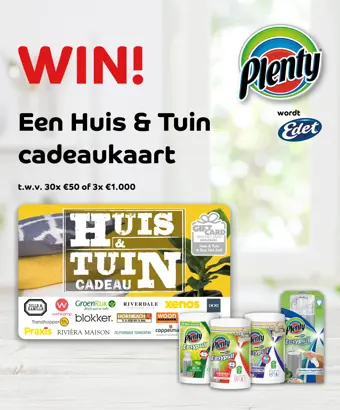 Actievoorwaarden 'Huis & Tuin' promotie