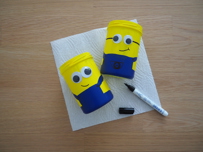 Verder verven minions pennenhouder