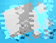 kunst aan de muur ideeen decoratieve tropische krans 01