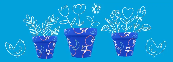 Hoe kun je een terracotta bloempot verven?