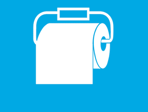 Eindigen met vochtig toiletpapier geeft een snelle en zachte reiniging