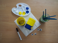 Start verven minions pennenhouder