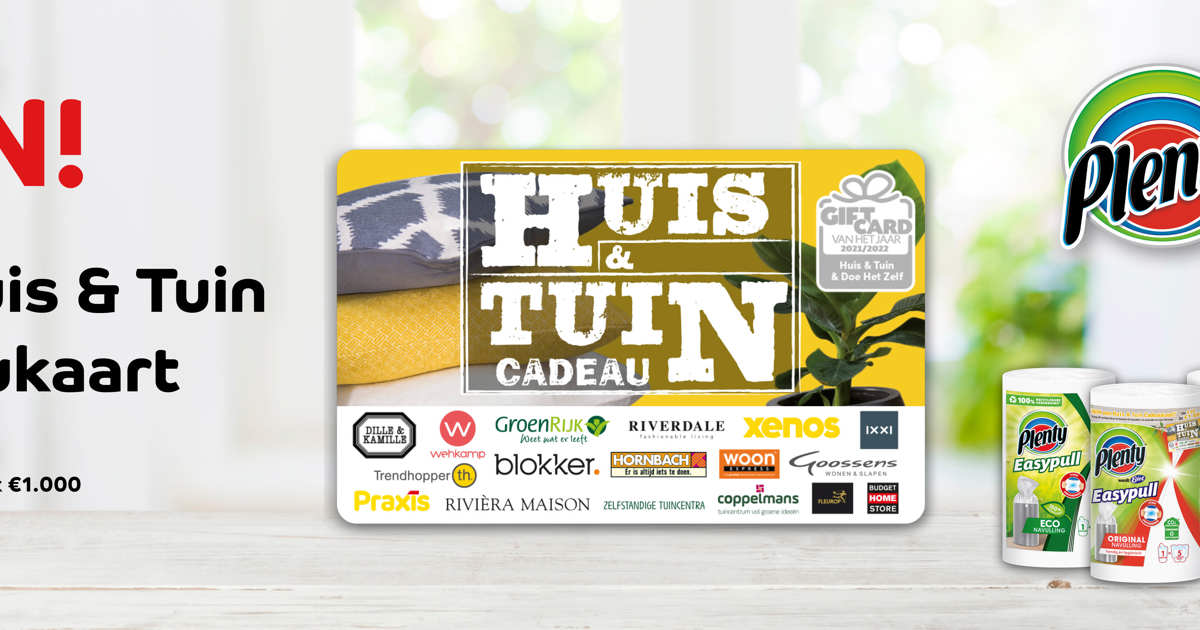 Huis & Tuin Cadeaukaart promotie - Edet