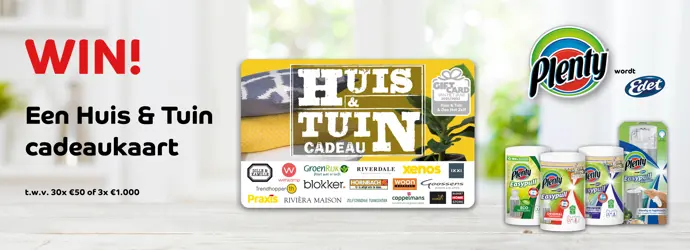 Actievoorwaarden 'Huis & Tuin' promotie
