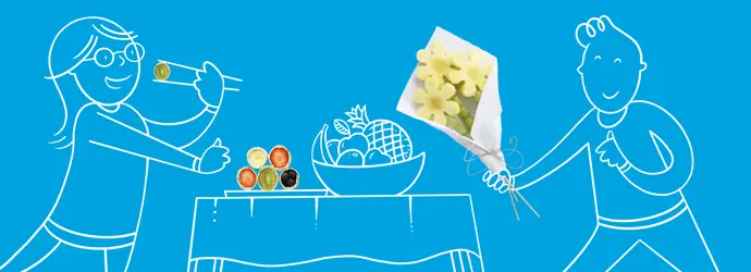 2 gezonde borrelhapjes met fruit voor kinderen