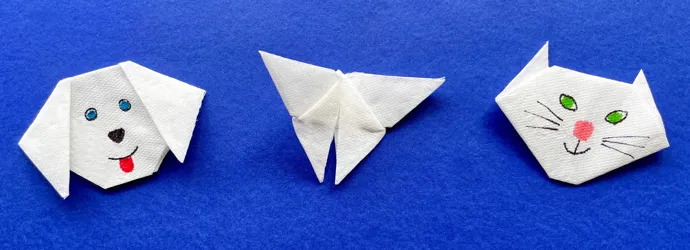 af hebben Geometrie poeder Origami voor kinderen: Makkelijke origami-dieren vouwen - Edet