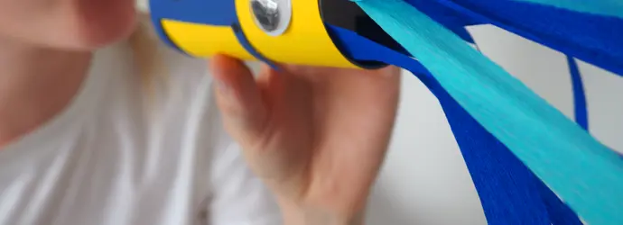 Blazende minion uit een lege Edet-rol